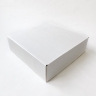 Коробка 30х30х9 см, белая, самосборная, микрогофрокартон 