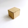 Коробка 7х7х6 см, бурая, самосборная, микрогофрокартон    