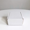 Коробка 10х10х6 см, белая, самосборная, микрогофрокартон
