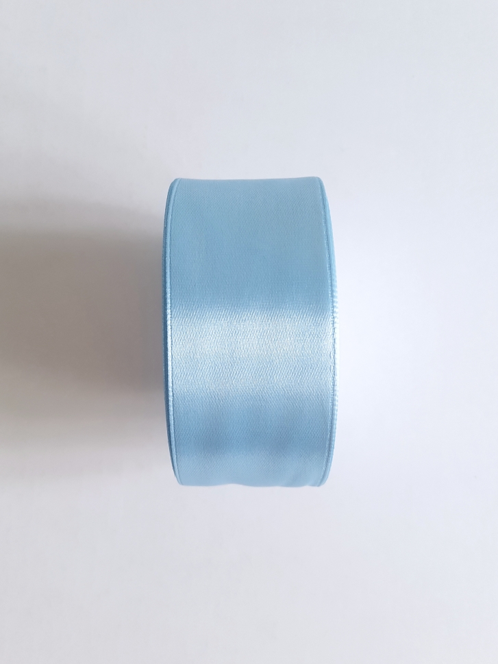 Атласные ленты 40 мм., голубая, цвет 8