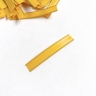 Клип-лента (зажим для пакета) 100 шт, жёлтая
