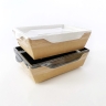 Коробка с прозрачной крышкой Salad 400, 12х8,5х4 см., черн.