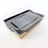 Коробка с прозрачной крышкой Salad 800, 18,5х10,5х4 см. черн.