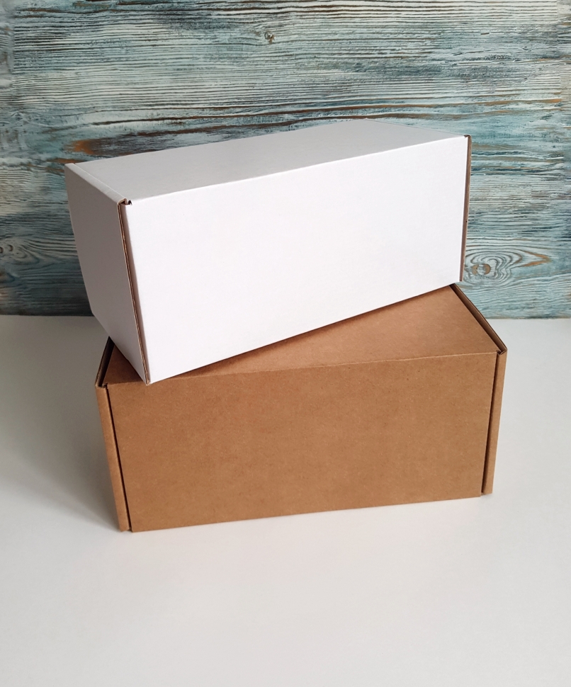 Коробка для подарка, 26х12,5х12 см., белая