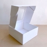 Коробка с окном, 19х19х9 см., белая