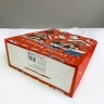 Новогодний крафт пакет 24,5х11х32 см, с кручеными ручками, «Пряничный домик»