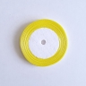 Атласная лента, 6 мм, жёлтая, цвет 10