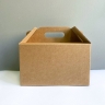 Коробка-чемоданчик 20х15х12 см, бурая, самосборная, микрогофрокартон