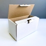 Коробка из гофрокартона, 15,5х8,5х7,5 см. белая