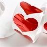 Стикеры в рулоне «Сердце. Красное», 250 шт