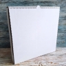 Коробка 35х35х7 см, белая, самосборная, микрогофрокартон
