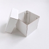 Коробка-кубик с крышкой бел, 10х10х10 см. 