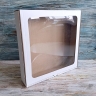 Коробка с окном, 30х30х6 см., белая