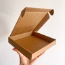 Коробка из гофрокартона, 17,5х17,5х3 см.