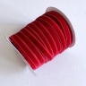 Бархатная лента, 10 мм, красная