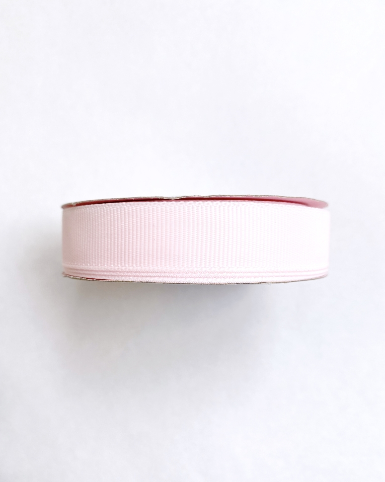 Репсовая лента, 15 мм, розовая, цвет 4