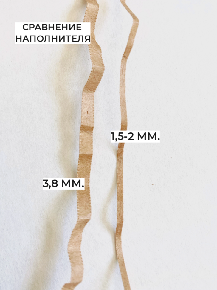 Бумажный наполнитель шир. 3,8 мм., крафт