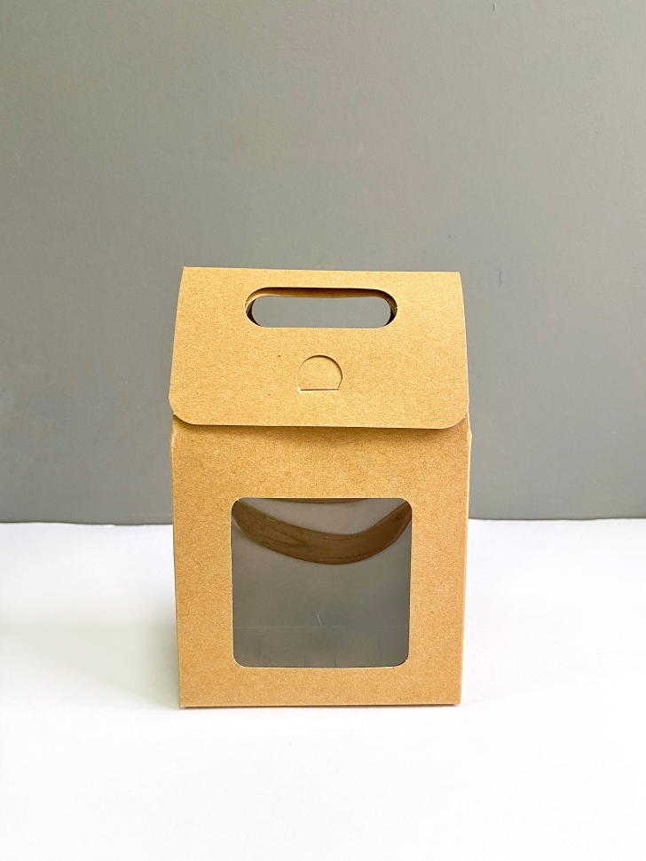 Коробка-сумочка, 10х15,5х6 см. бежевая