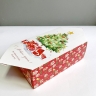 Коробка для конфет «Ёлка» 22х14х8 см, белая, самосборная, мелованная бумага