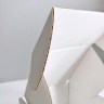 Коробка из гофрокартона, 10х10х6 см., белая
