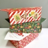 Коробка для конфет «Новогодняя елка» 22х14х8 см, самосборная, мелованная бумага