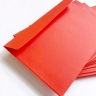 Конверт бумажный С6, 114х162 мм, красный