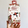 Коробка для конфет «Домик снегири» 16,5х7х9 см, самосборная, мелованная бумага