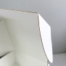 Самосборная коробка из гофрокартона, 20х20х10 см. белая