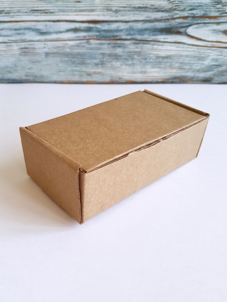 Коробка малая 12,5х7,5х4 см., бурая  