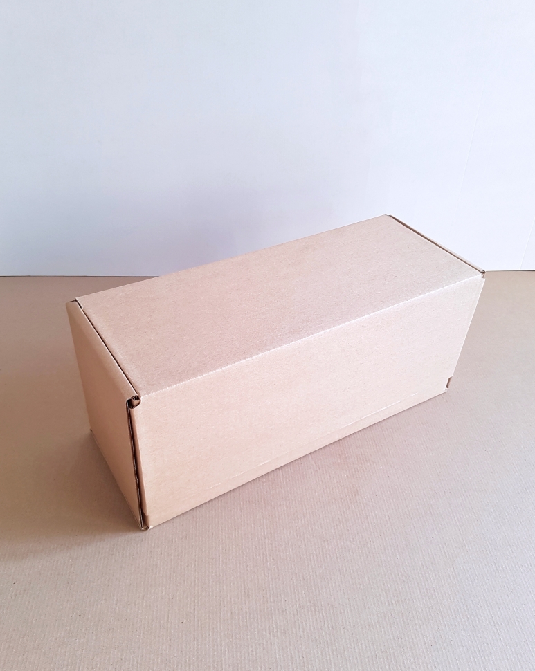 Почтовая коробка типа В4 (42,5х16,5х19 см), самосборная, 3-х слойный гофрокартон  