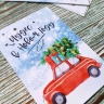 Новогодние открытки, «Новый год — время чудес. Машинка»