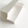 Коробка с окном 16х9х4 см, белая, самосборная, крафт картон  