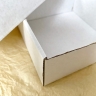 Коробка крышка+дно 14,5х14,5х6 см, белая, самосборная, микрогофрокартон 